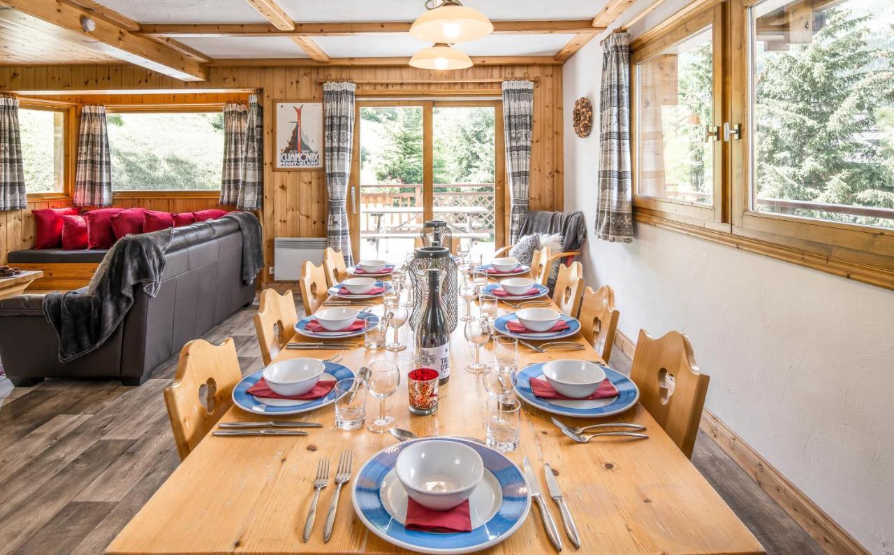 Chalet Himalaya , 10 Person Chalet With 5 Ensuite Bedrooms And Outdoor Jacuzzi In Meribel Centre Dış mekan fotoğraf
